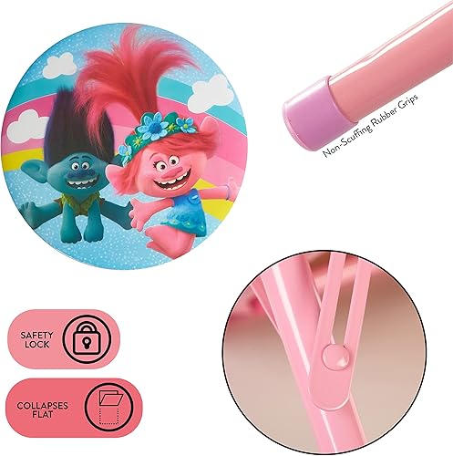 Miniatura 6 de DreamWorks Trolls - Juego de mesa redonda plegable de 3 piezas y sillas a partir de 3 años