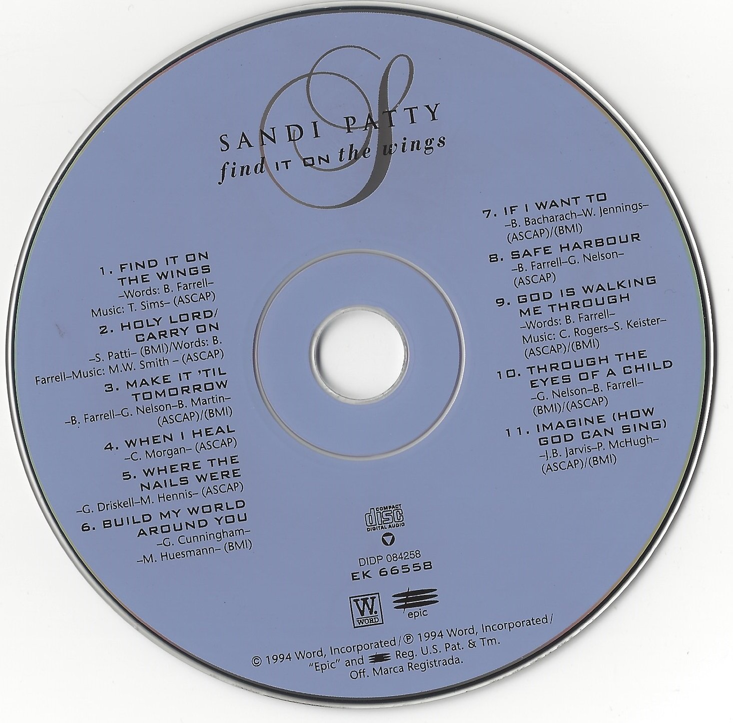 Find It On The Wings [Audio CD]