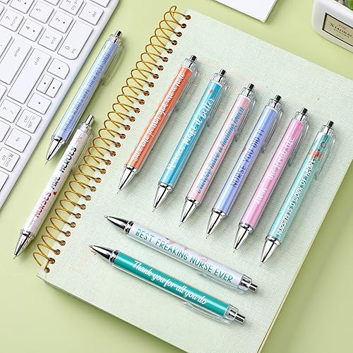 Miniatura 5 de Bolígrafos de enfermera, bonitos bolígrafos de enfermera, bonitos bolígrafos retráctiles de enfermería, bolígrafos de tinta divertida para