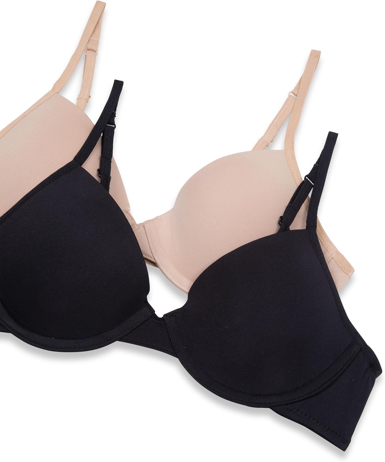 Hanes Girls' Molded Underwire Bra 2 Pack - Image 3