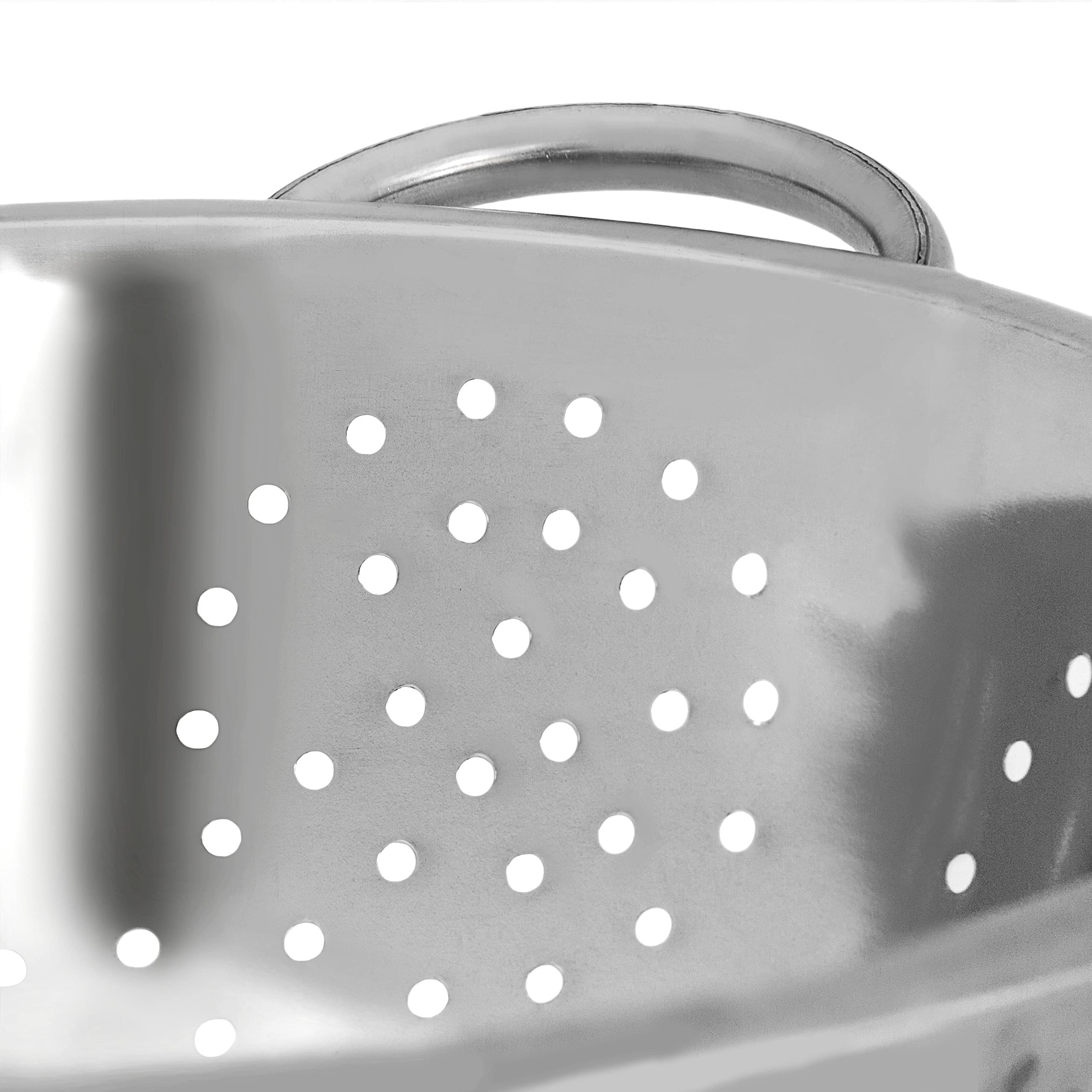 Relaxdays Set 5 Ciotole in Acciaio Inox, Coperchio Salvafreschezza e Scolapasta, Insalatiere, Box Portapranzo, Argento