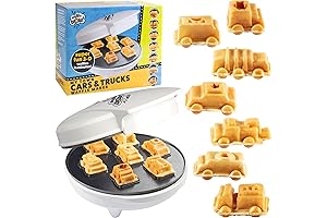 Cars & Trucks Mini Waffle Maker for Waffle Lovers with Automotive Passion