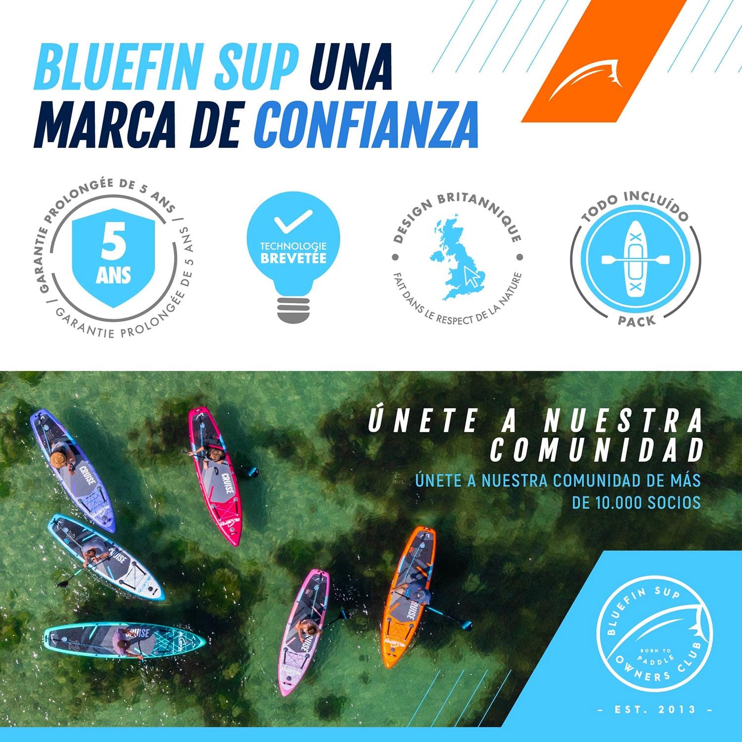 Kayak Hinchable Scout de Bluefin, Kayak Hinchable de 1 Plaza, Canoa Hinchable Alternativa