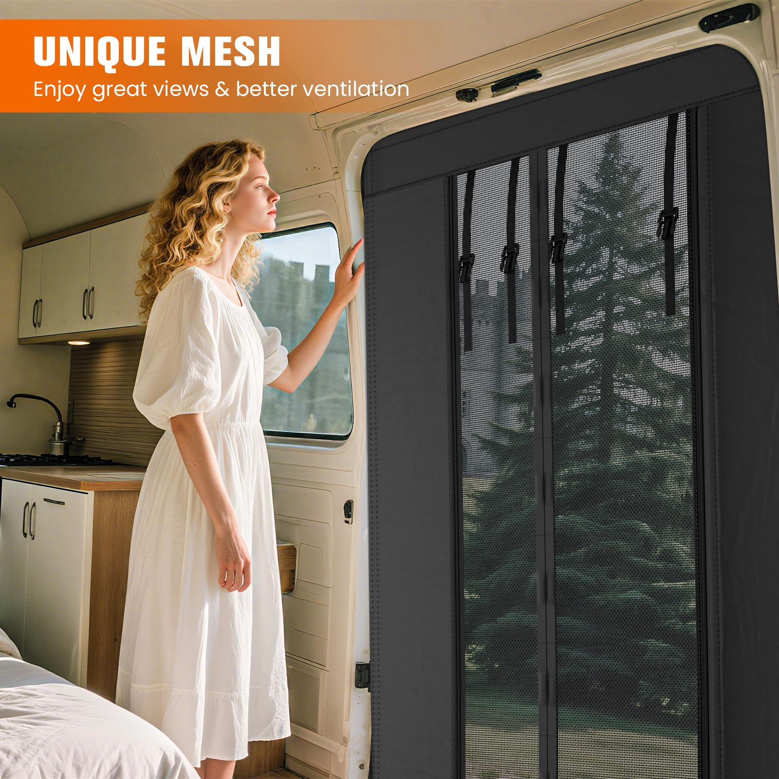 Moustiquaire Magnétique Blanc Gris,moustiquaire De Porte Anti-insectes