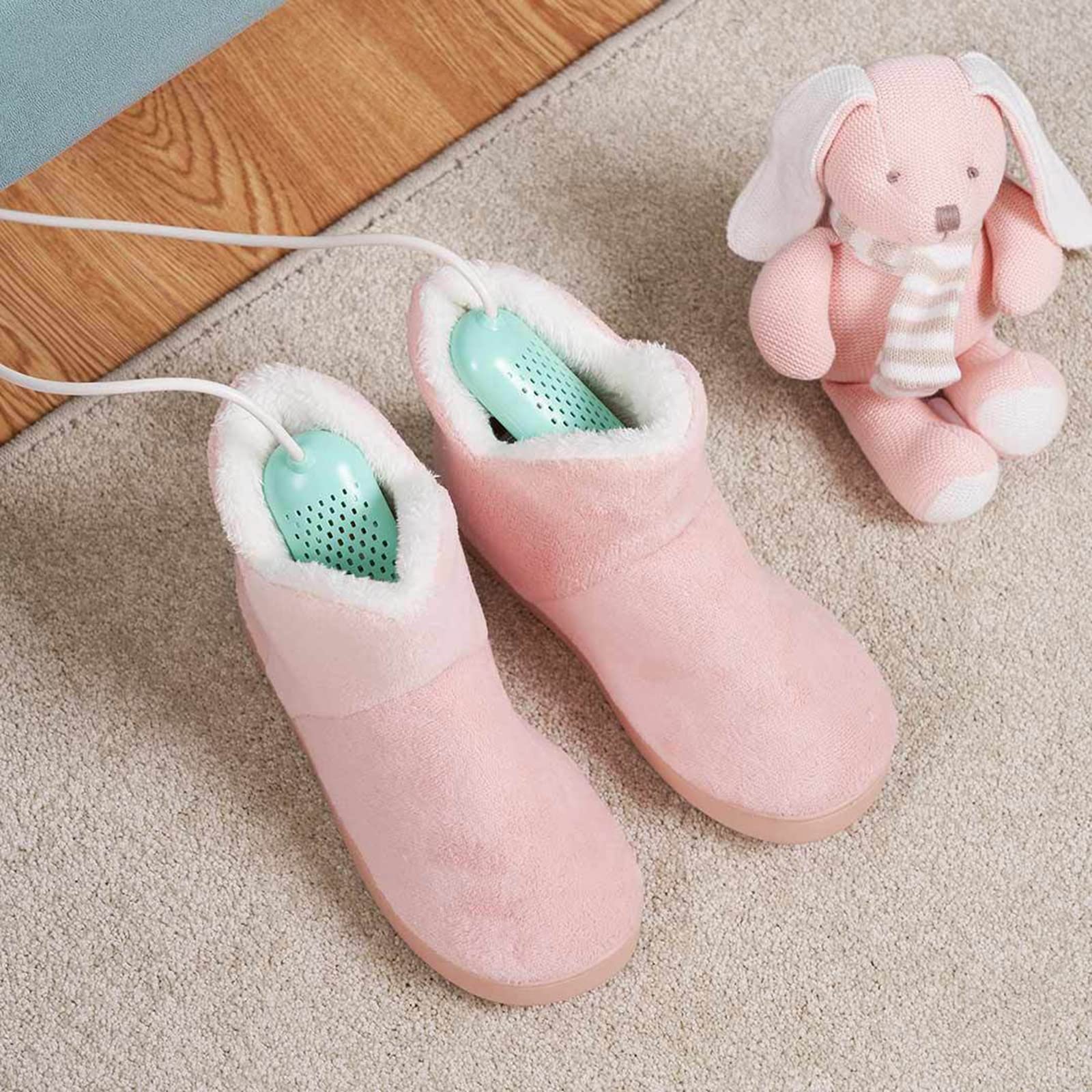 Asciugascarpe Scaldapiedi ad Asciugatura Rapida con Timer per Scarpe, Guanti, Cappelli, Calzini, Scarponi da Sci