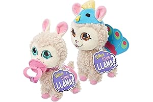 Adorable Collectible Plush Friends: Peacock & Baby Llama
