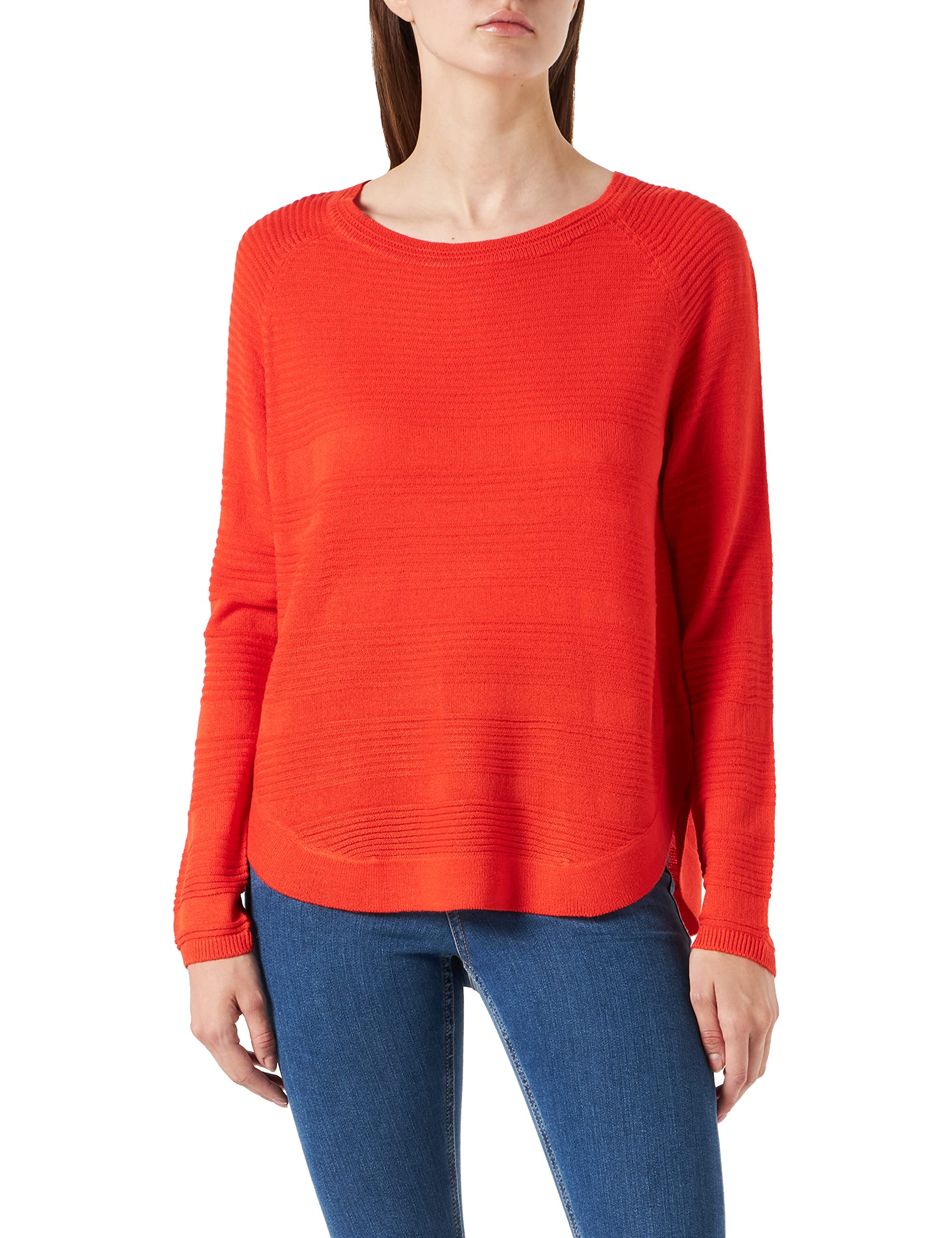 ONLY Women's Onlcaviar KNT Noos L/S Jumper Sweater, Red Clay, S