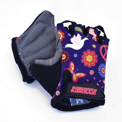 Miniatura 2 de ZippyRooz Guantes de bicicleta para niños pequeños y pequeños para bicicletas de equilibrio y pedales para edades de 1 a 8 años. 8 diseños para