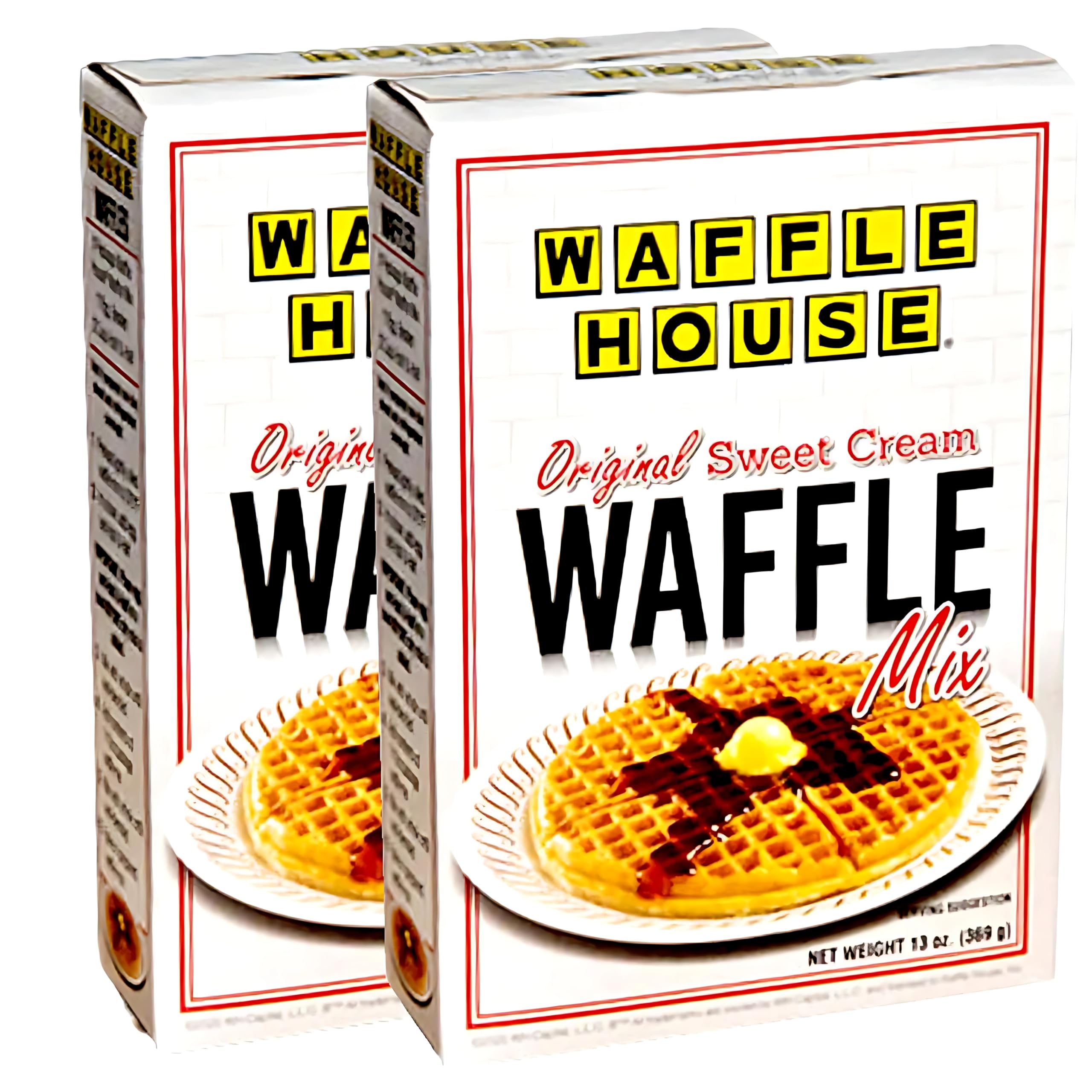 Waffles Yecna House Breakfast Mix 13 Oz Pack Of 2! Original Sweet Cream ! Delicious And Tasty Right At Home! Restaurant Style Homemade !