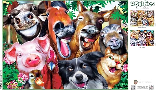 Miniatura 4 de Selfies - Barnyard Grins - Rompecabezas de 500 piezas