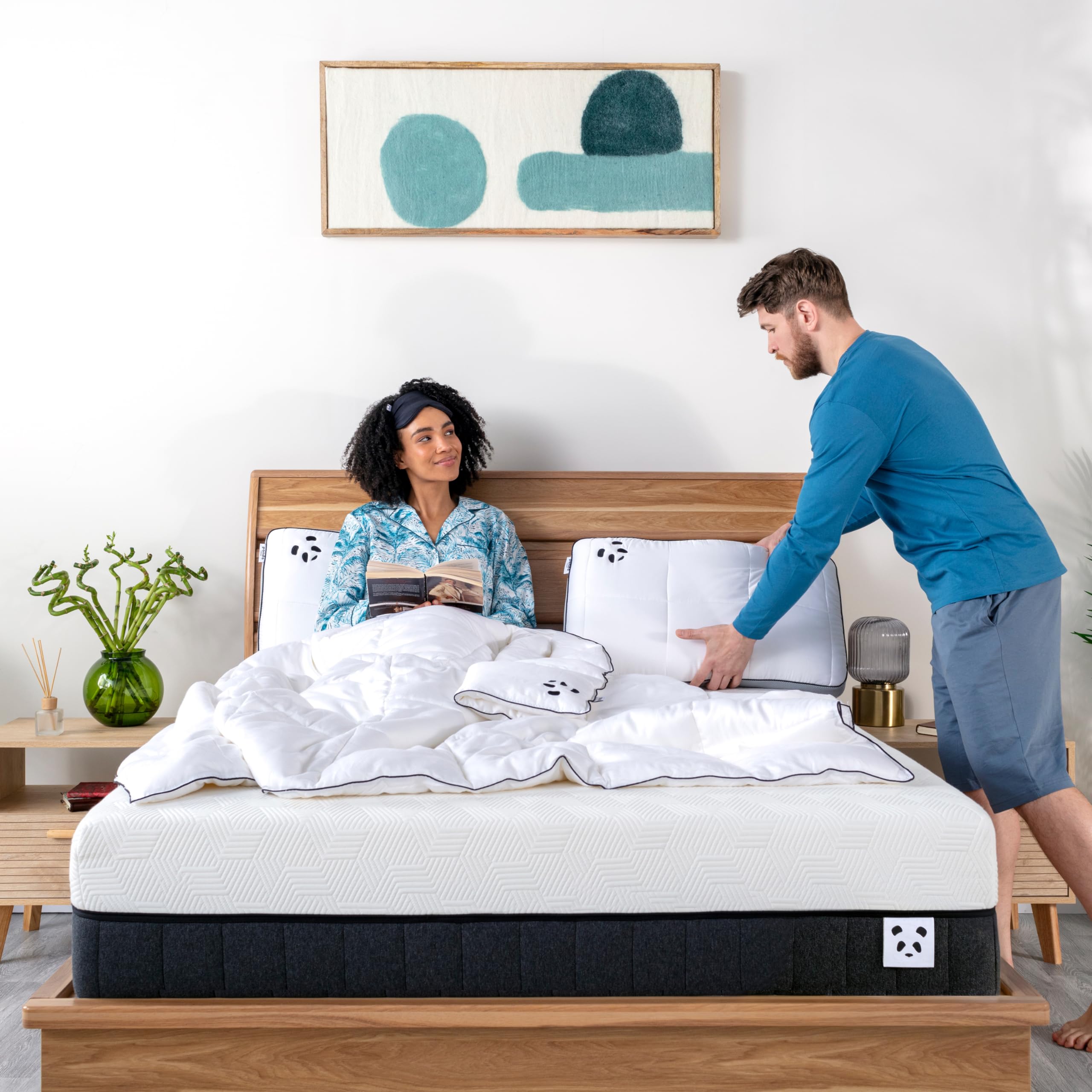 Amazon.de: Panda Hybrid-Bambus-Matratze (Doppelbett)