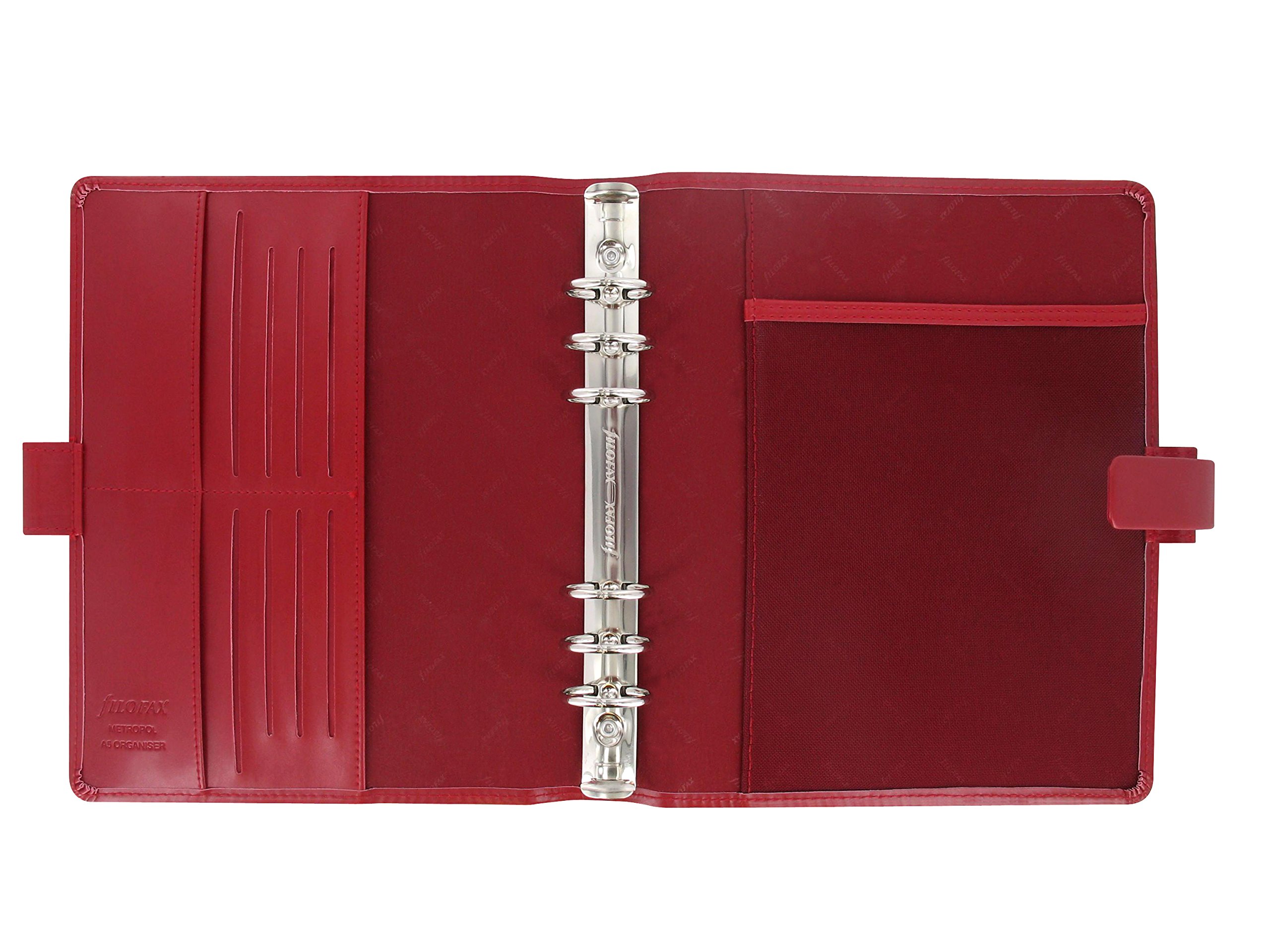Filofax Metropol - Agenda archivador (tamaño A5), color rojo