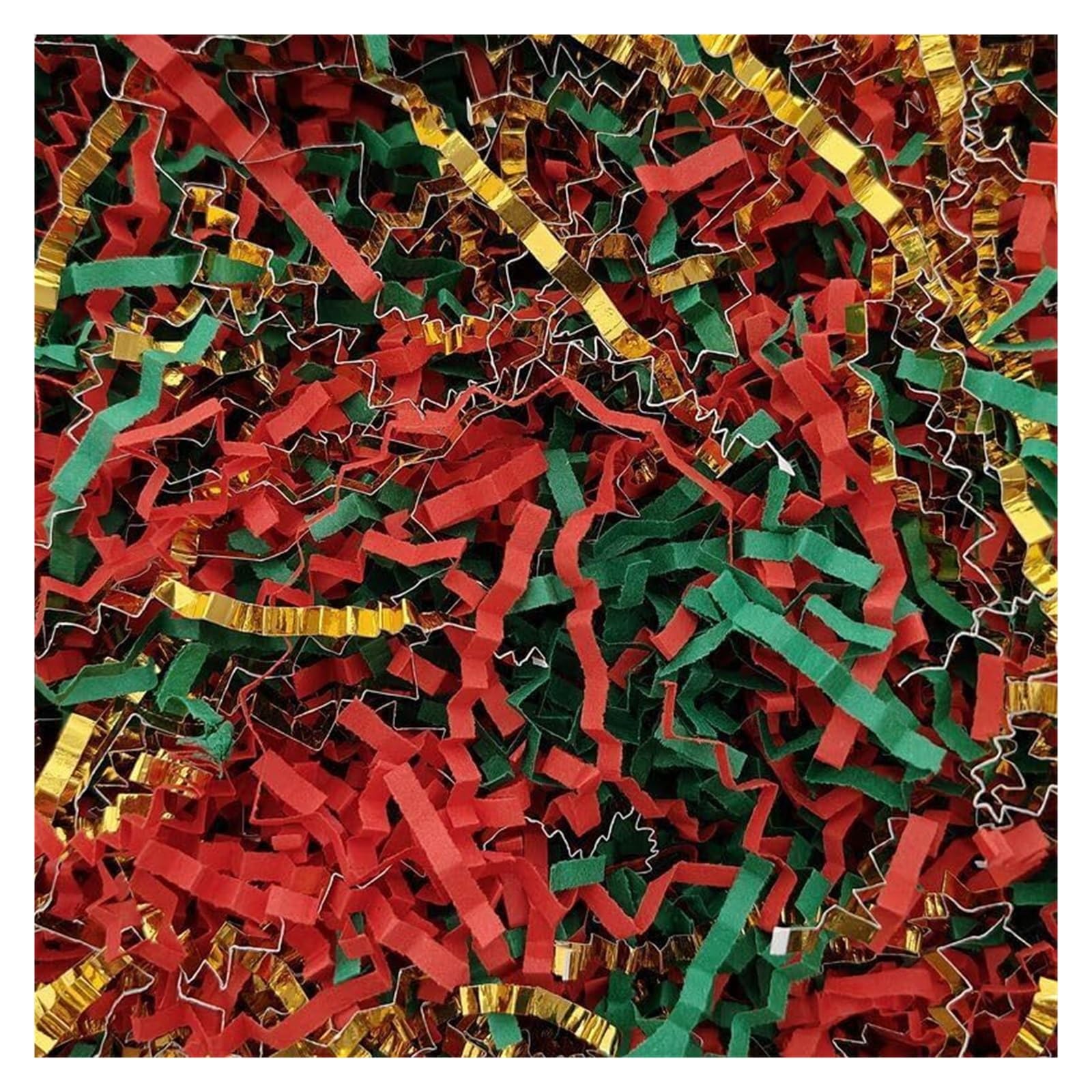 BPABDEITR Papier De Soie Déchiqueté Irisé, Remplissage Cadeau Froissé, Multicolore, 50-500g(Style B/Mixed Colors(3),500g)