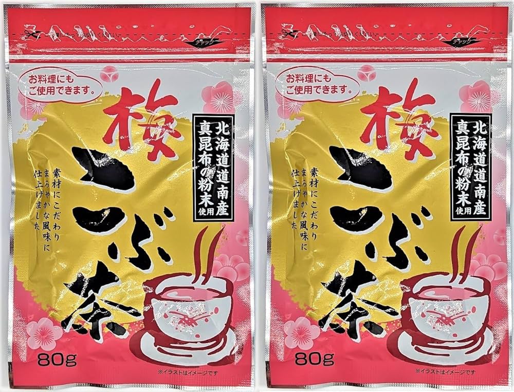Amazon.co.jp: 梅こぶ茶80g 2袋 前島食品/ちょうどいい使い切りサイズ