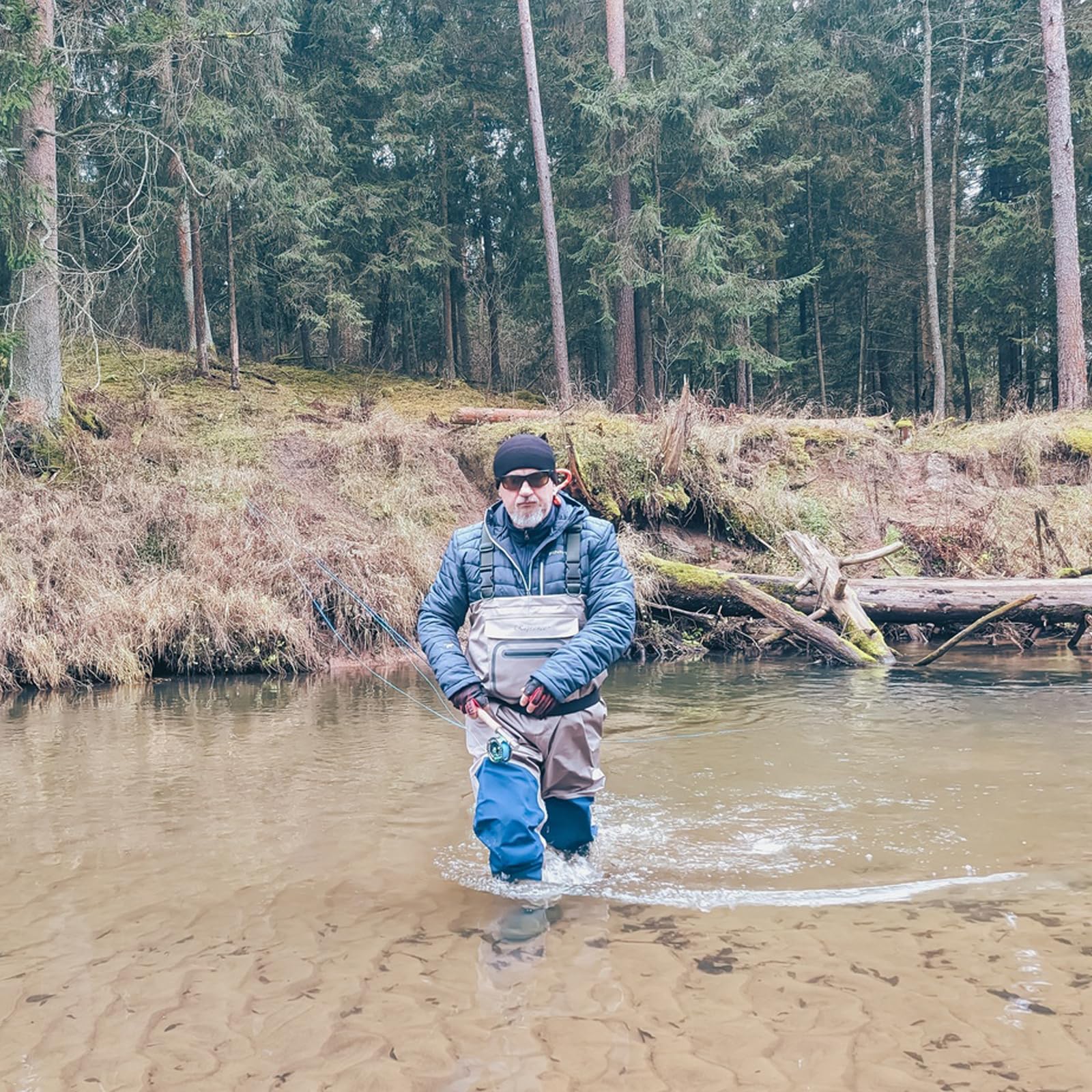 Raprance Breathable Stockingfoot Fishing Chest Wader Fly Fishing Waders for Men