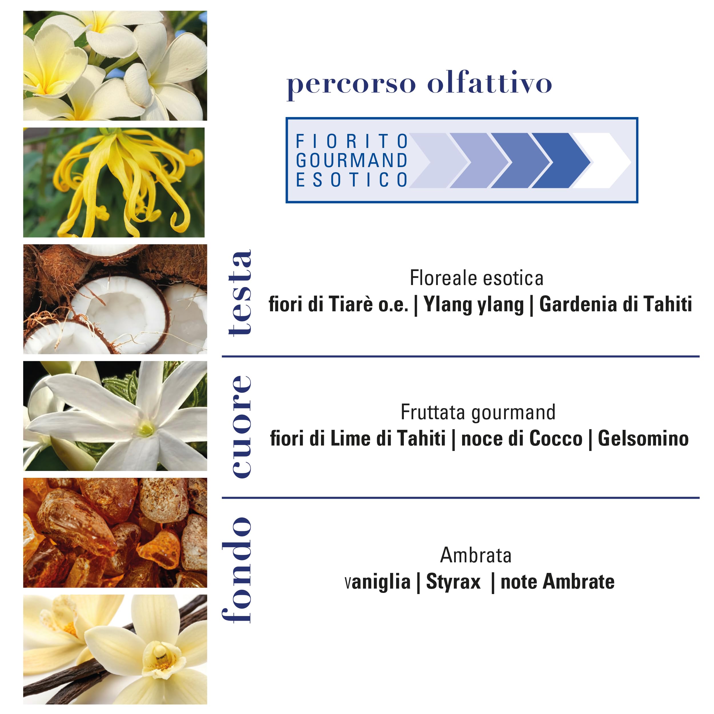 Helan Monoï de Tahiti - Profumo Donna Fiorito, Gourmand ed Esotico, Eau de Toilette Leggero con Cocco, Fiori di Tiaré, Gelsomino e Note Ambrate, Dolce Fragranza di Vaniglia, Profumi Donna Estivi 50 ml