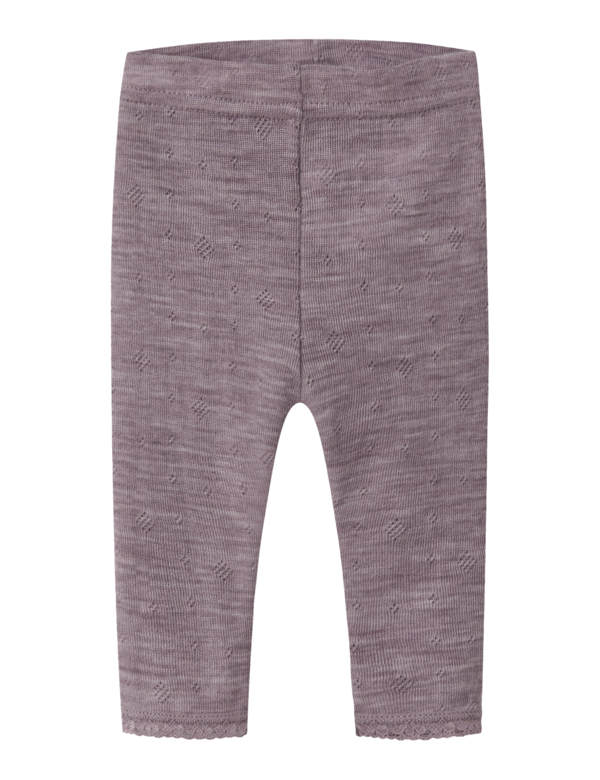 Nbfwang Wool Needle legging de punto de lana premium para mujer 4