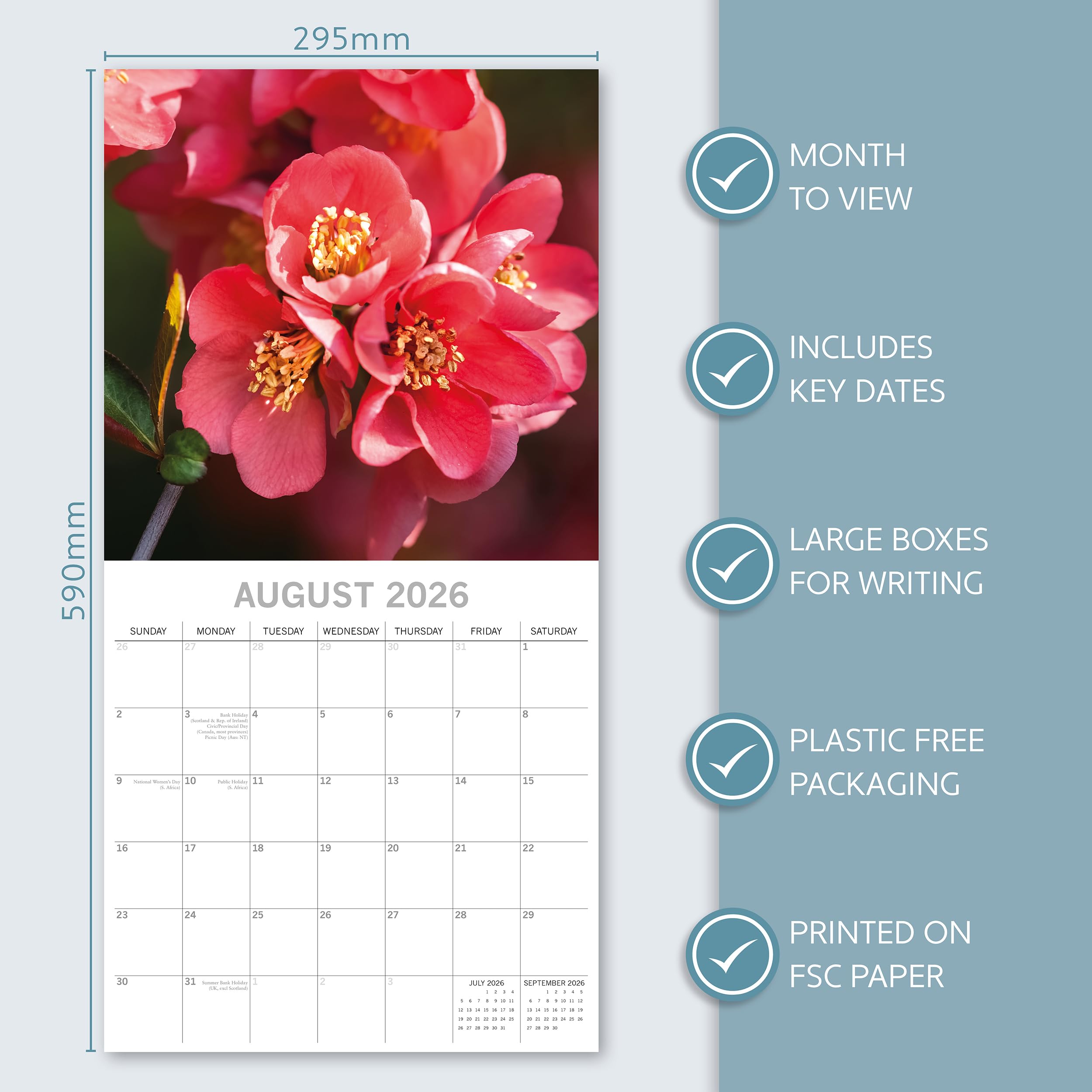 Bloem van de Maand Kalender 2026 voor Bloemenliefhebbers Bloem van de Maand Kalender 2026 voor Bloemenliefhebbers