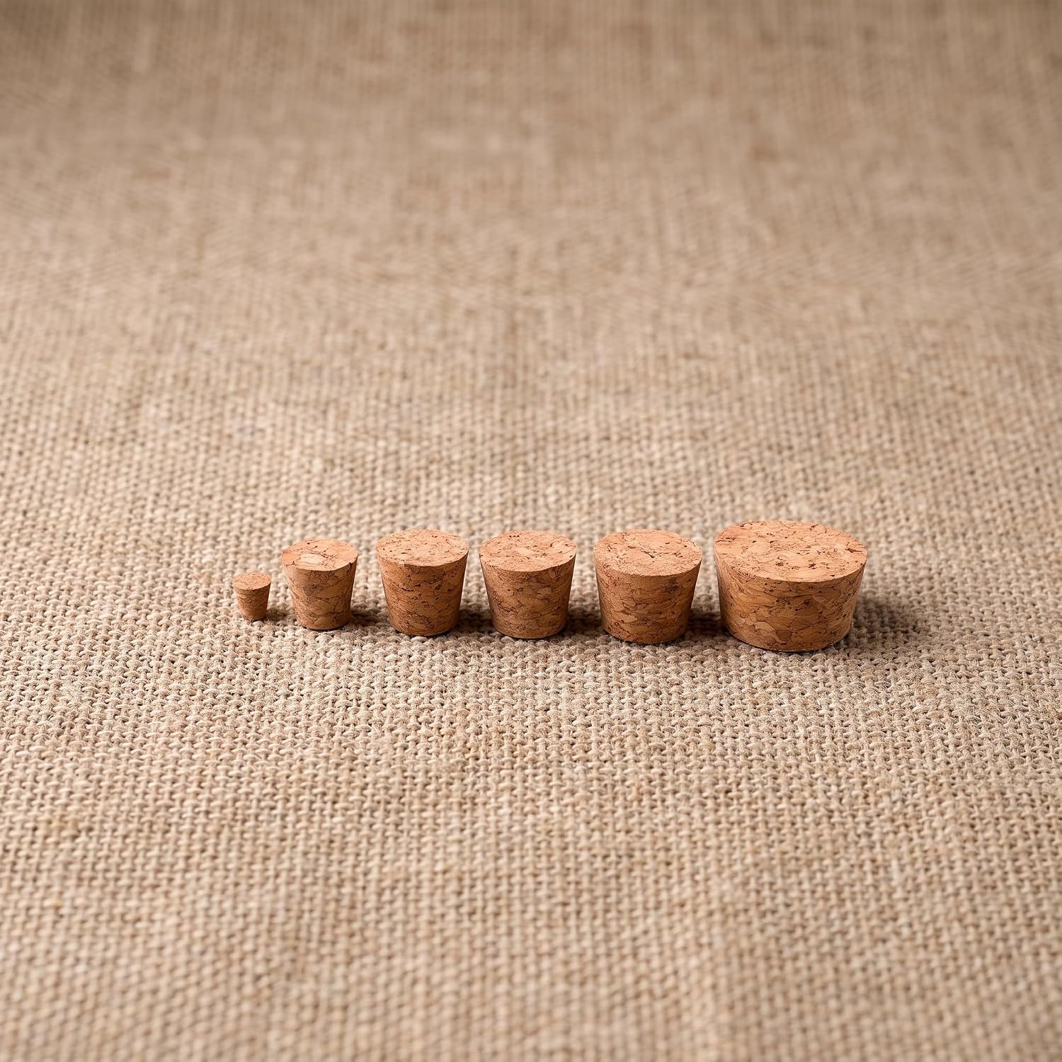 INOOMP 50pcs Cork Stoppers, Small Corks Plug For Bottles, Assorted Sizes