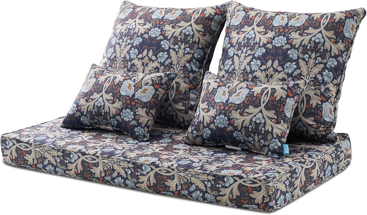 ARTPLAN Outdoor Deep Seating Loveseat Cushions Set, 5