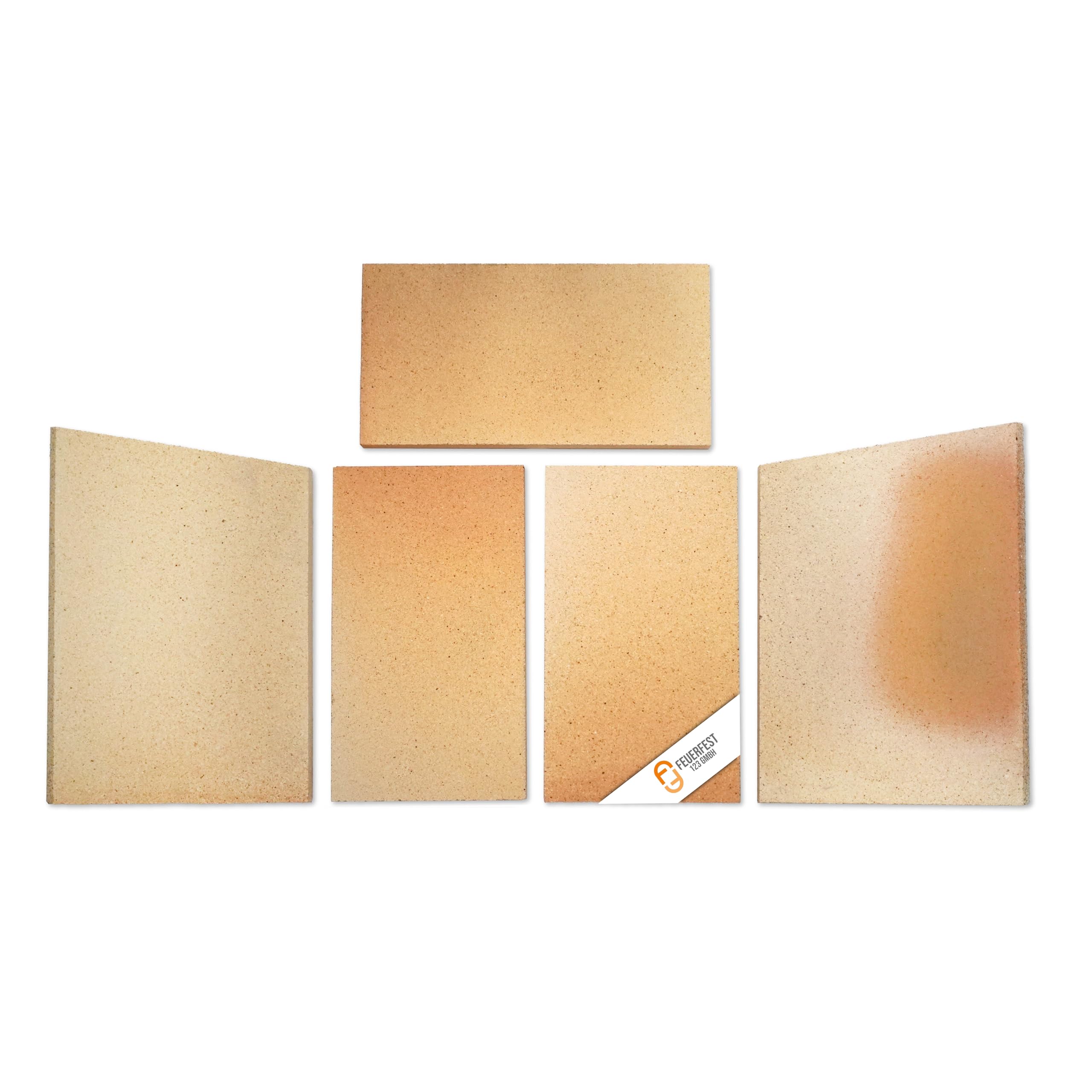 Rückwandstein Für Hark Kaminöfen | Schamottstein Feuerfest 371x214x30 Mm