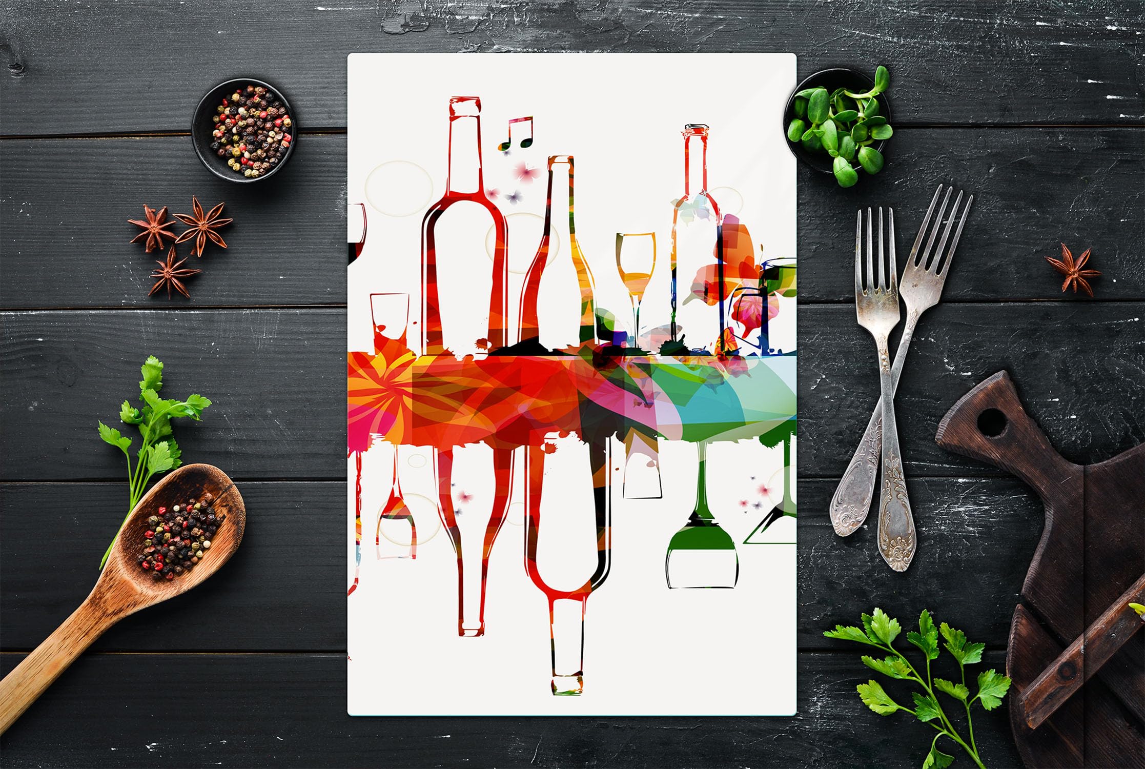 Plaque De Protection Pour Cuisinière TMK ArtDeko Cache-plaque