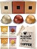 Coffee Pod Variety Pack for Nespresso Vertuo Machine - Sweet Vanilla, Roasted Hazelnut, Golden Caramel - 3 Boxes 30 Pods Bundled with Border Biscuits and Reusable Tote Bag
