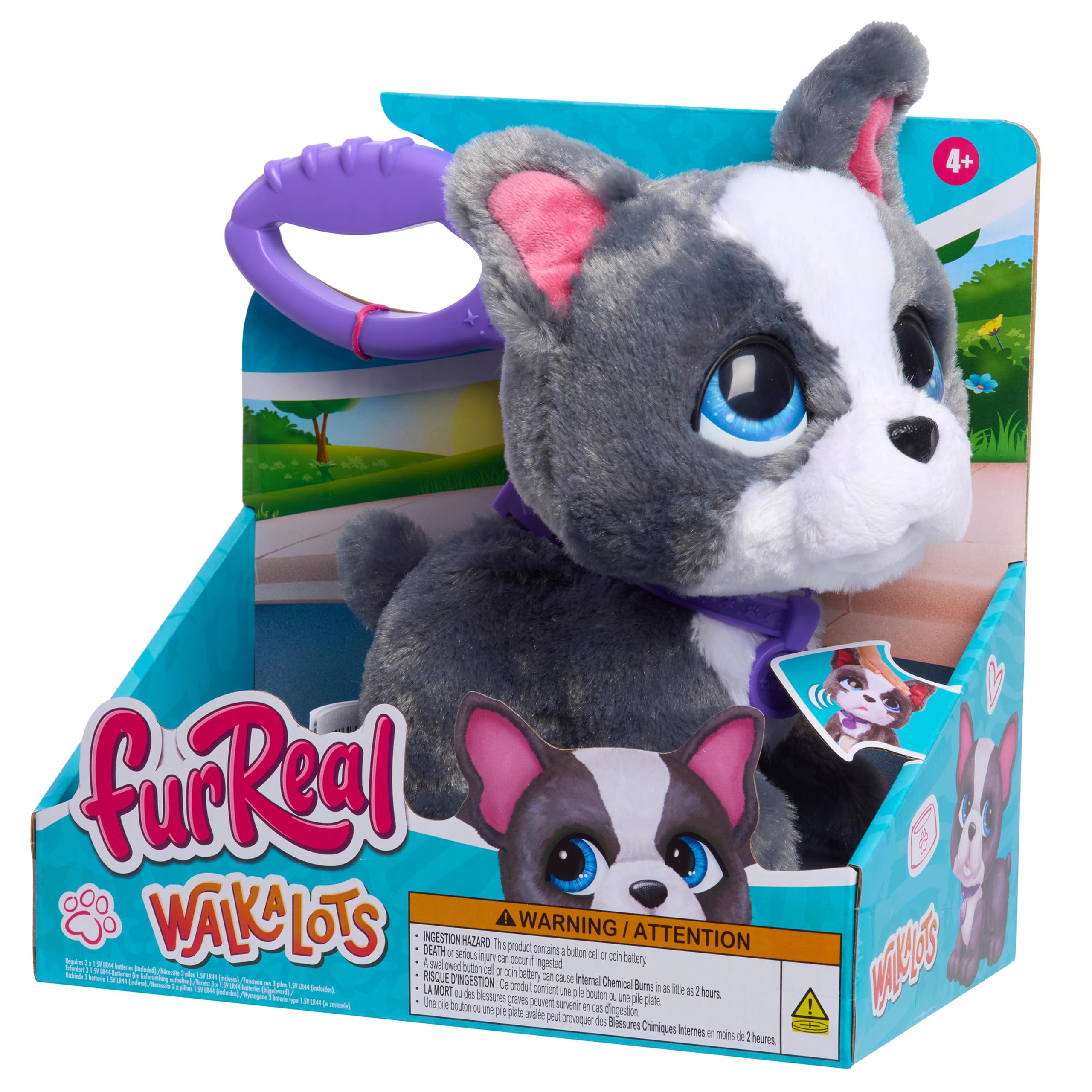 Amazon.com: FurReal Walk-A-Lots French Bulldog, 8 Inch Tall