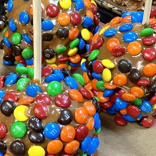 Miniatura 2 de TV's Deli & Diner Manzana de caramelo jumbo gourmet  Caramelo, botones de caramelo y chocolate negro  Hecho a mano y recién preparado (botones de