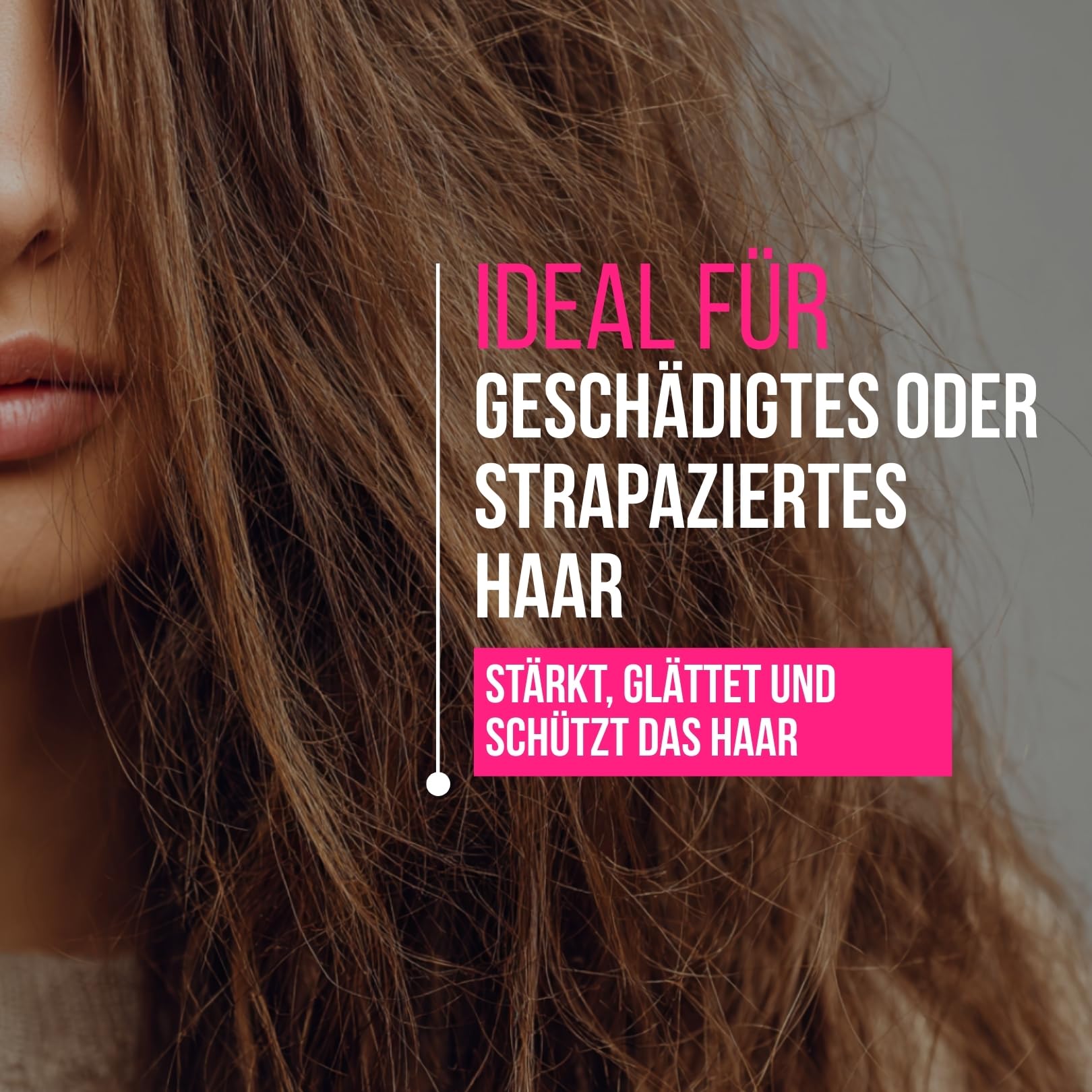 KERARGAN - Keratin 4er Haarpflege-Set Reparatur - 3x250ml+50ml | Shampoo, Conditioner, Haarmaske und Haarserum, komplette Routine zum Reparieren, Glätten und Schützen
