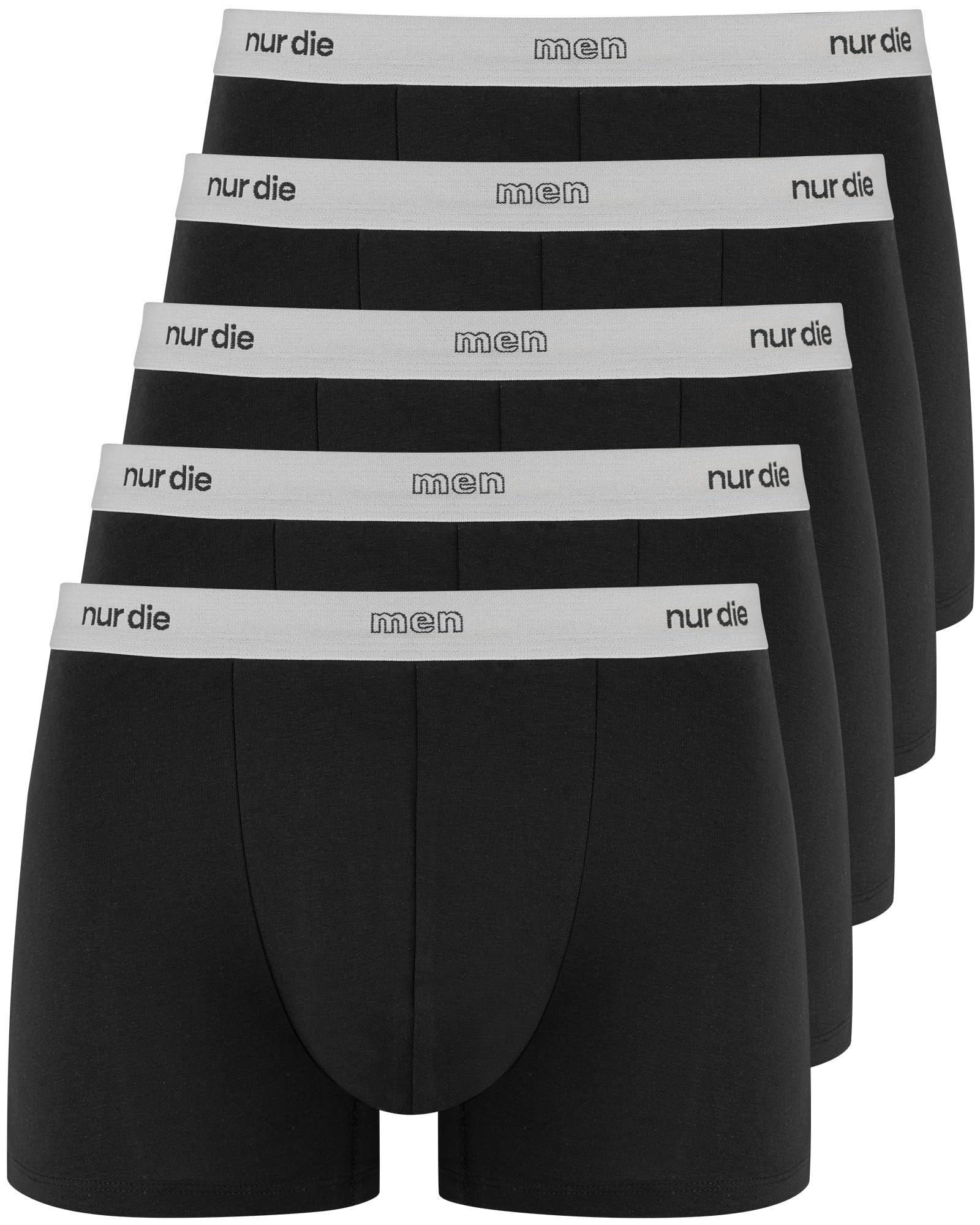 Nur Der 5er Pack Boxer GOTS Organic Cotton enge Boxershorts aus Bio-Baumwolle Unterhosen Herren