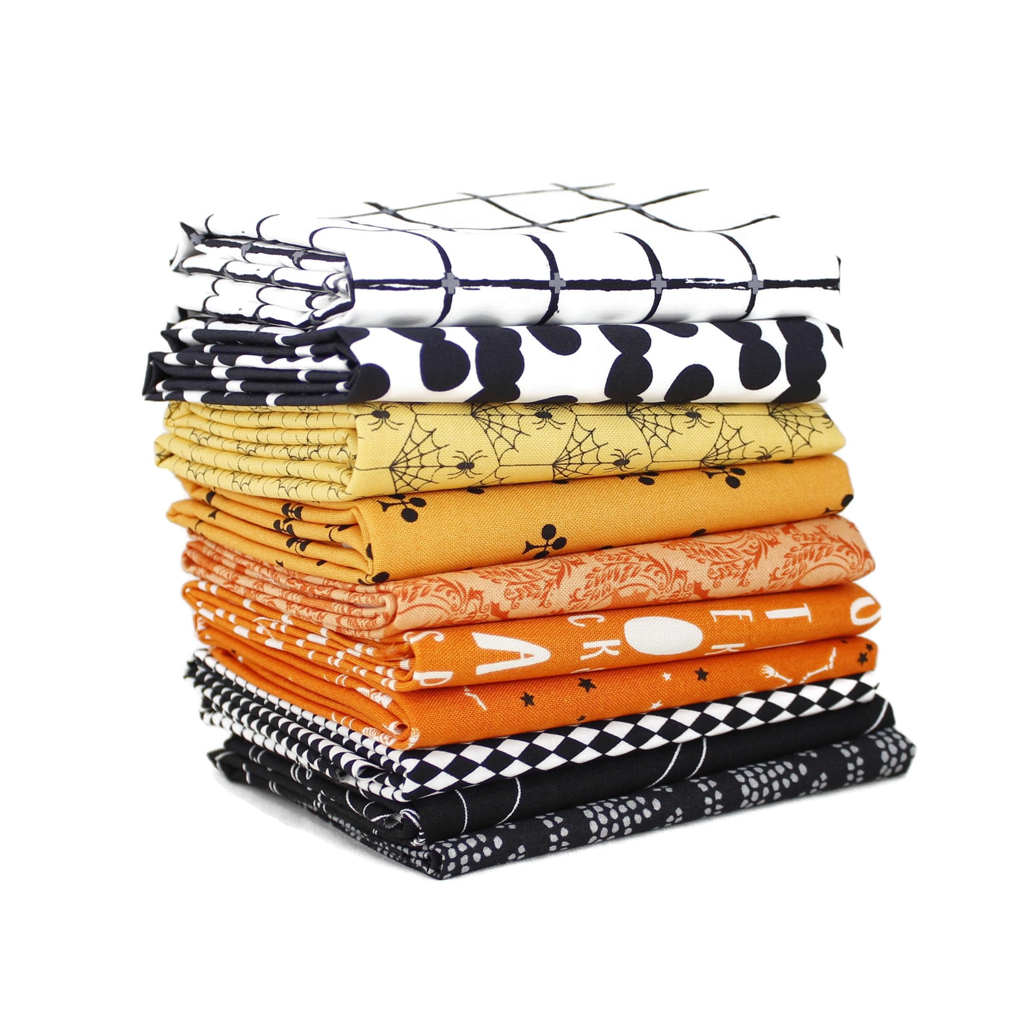 Halloween Fat Quarter Bundle (10 pcs) by Mixed Designers for Southern Fabric