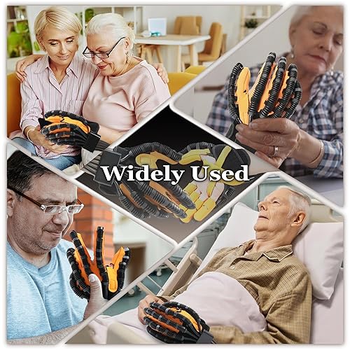 Miniatura 6 de MZU Guantes de robot de rehabilitación de 6ª generación, dispositivo de recuperación de mano de golpe, guante para accidente cerebrovascular, equipo