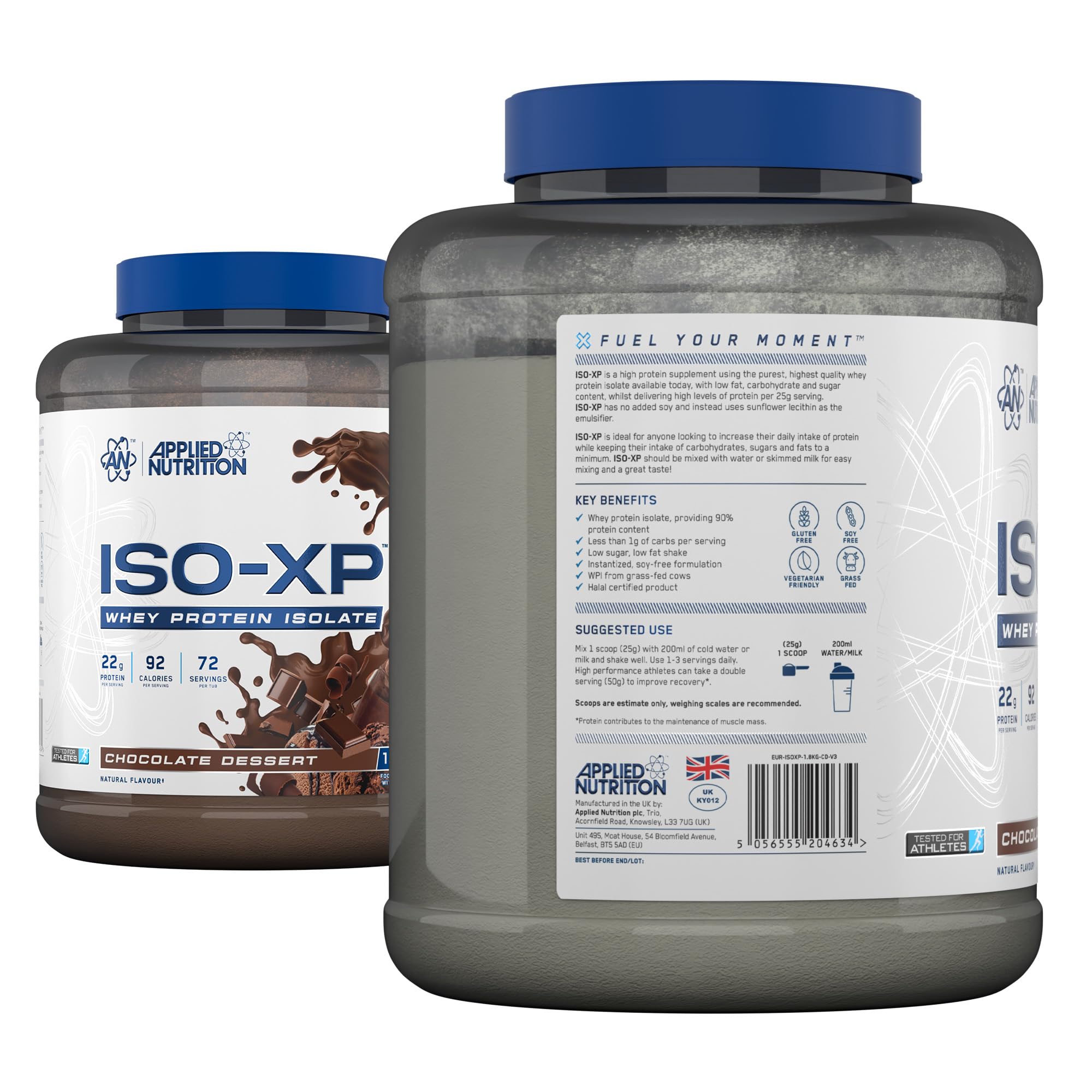 Applied Nutrition Iso-XP (1800g) Postre de chocolate Proteínas