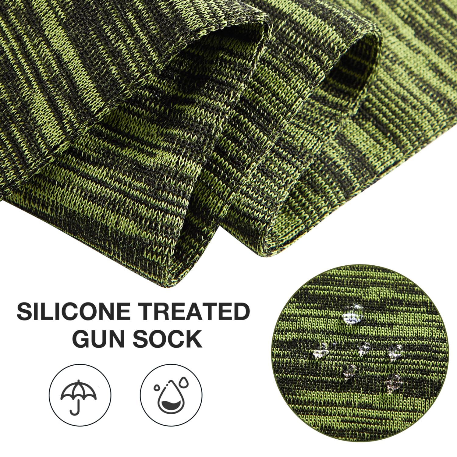 Flyfan Gun Sock Silicone Treated Knit Gun Socks For