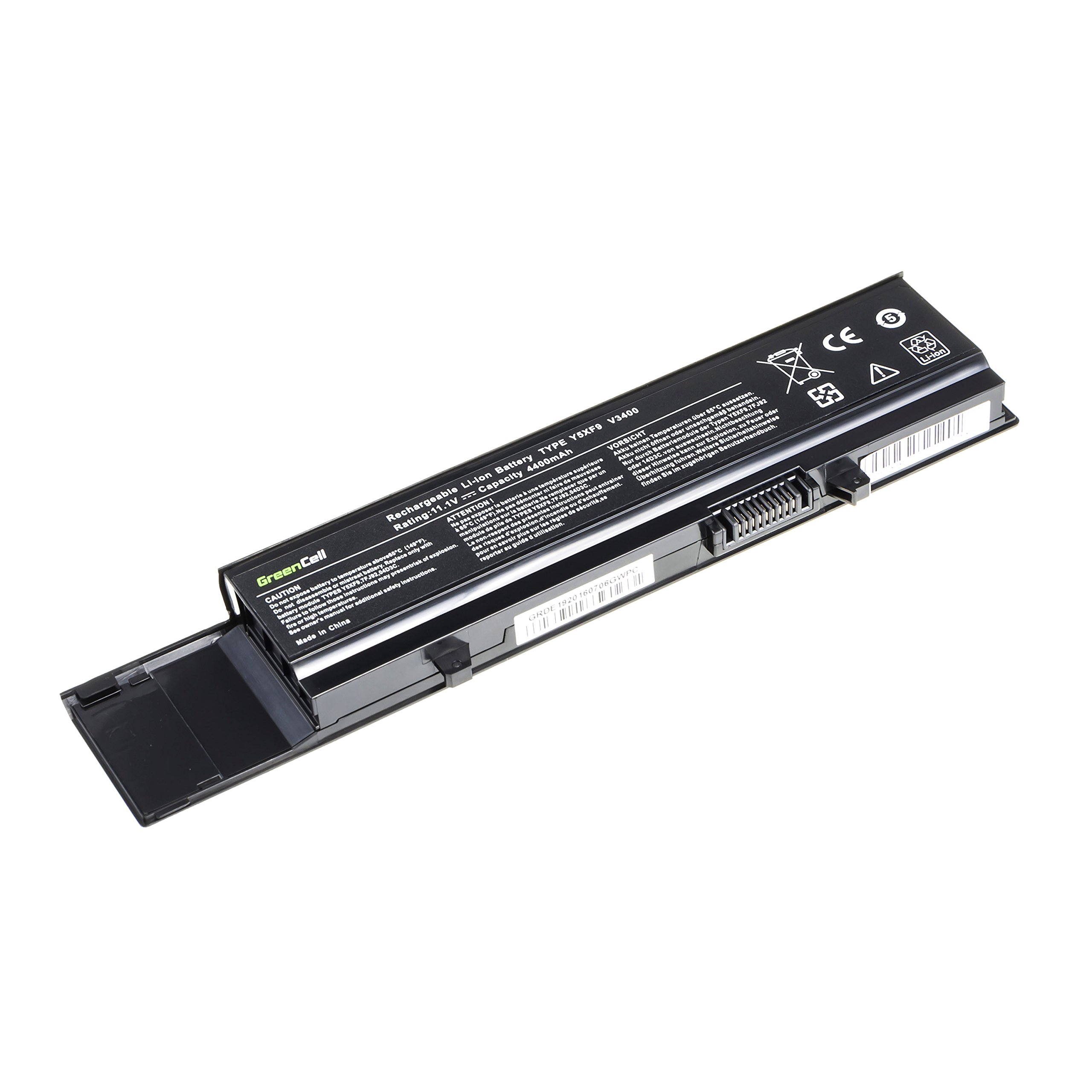 Green Cell 7FJ92 Y5XF9 CYDWV CWX2D Batterie pour Dell Vostro 3400 3500 3700, Dell Precision M50 Portable