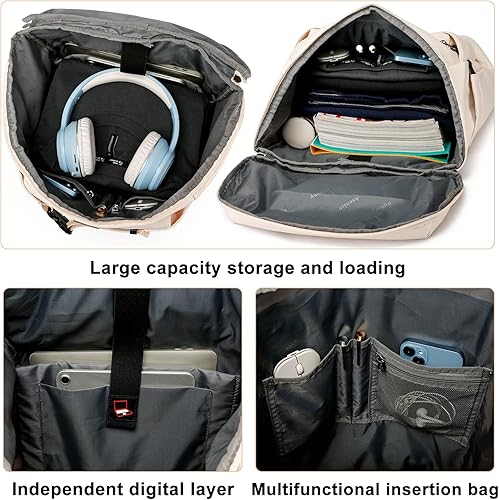 Miniatura 10 de Asenlin Mochila de viaje para mujeres y hombres, mochila de transporte extra grande de 40L, Negro -, Mochilas de viaje