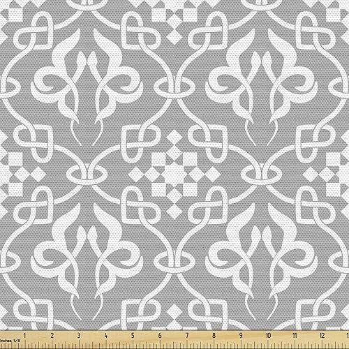 Miniatura 11 de Ambesonne - Tela multicolor con estampado digital por yarda