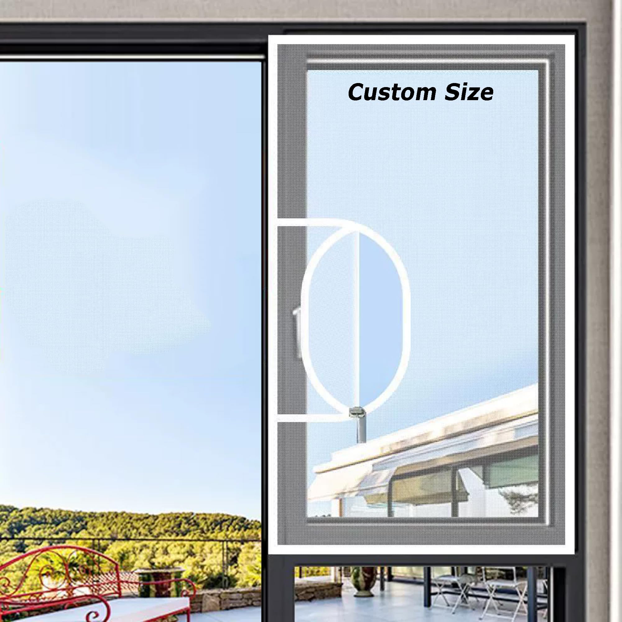 Aduodao Multicolor Custom Size Cat Safety Net Mesh Anti-Mosquito Insect Fly Screen Mesh With Self-Adhesive Anti-Scratch Cat Window Guard Protective Window Net For Balcony