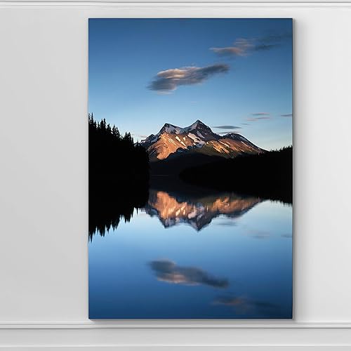 Miniatura 12 de Renditions Gallery - Lienzo de pared de naturaleza, pinturas y grabados para el hogar, arte decorativo moderno y escénico en blanco y negro, Vista