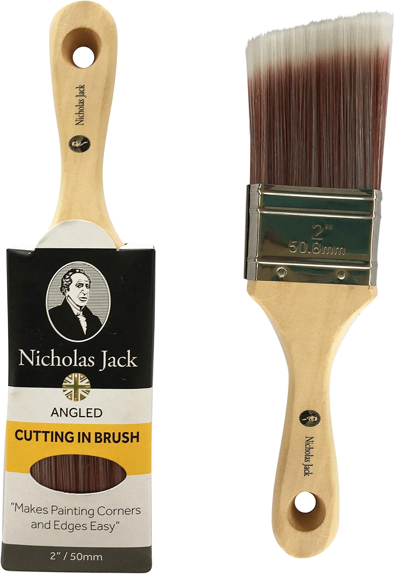 ROLLINGDOG Gloss Paint Brushes Cutting in Brush for Painting,window
