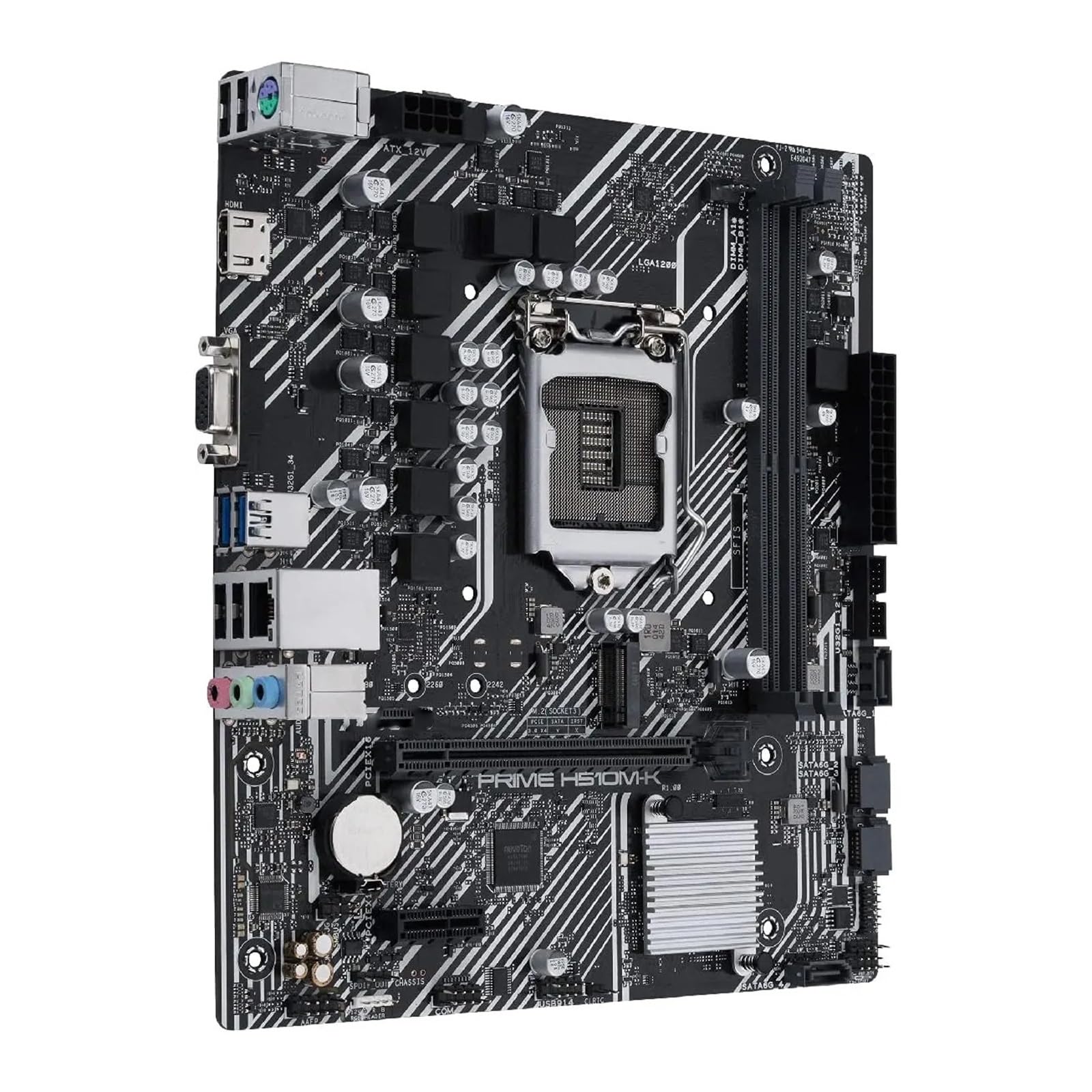 Placa Base Placa Base Fit For ASUS LGA 1200 Prime H510M-K H510 PCI-E 4.0 2 DDR4 64 GB SATA III Micro ATX USB3