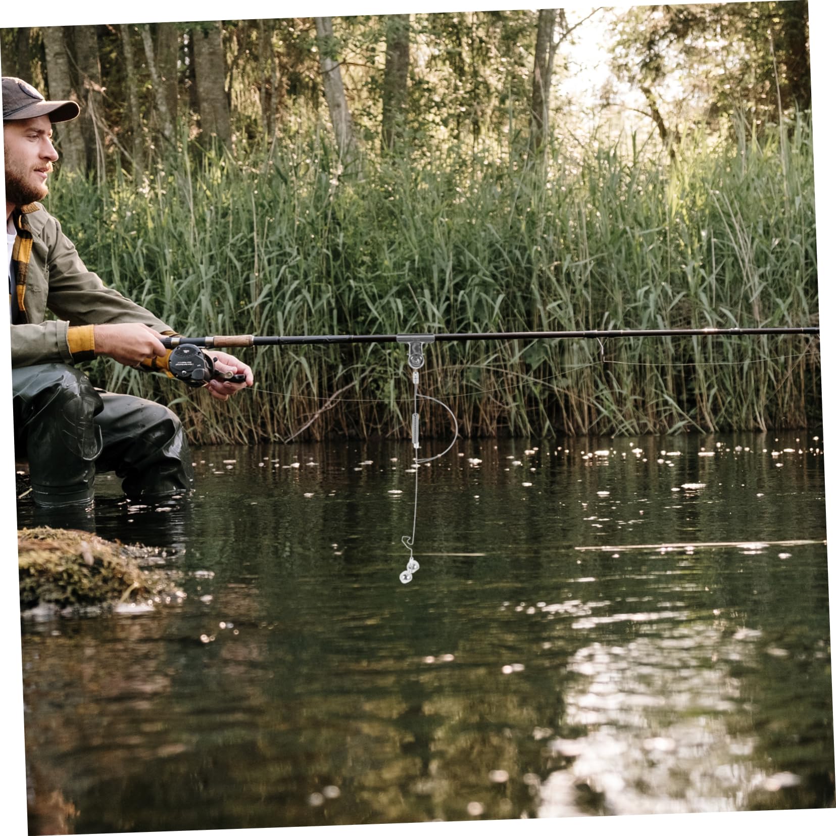 Mipcase Fishing Tackle Bell Stainless Steel Alarm Bells for Rods Angler's Essential Fish Alert Device