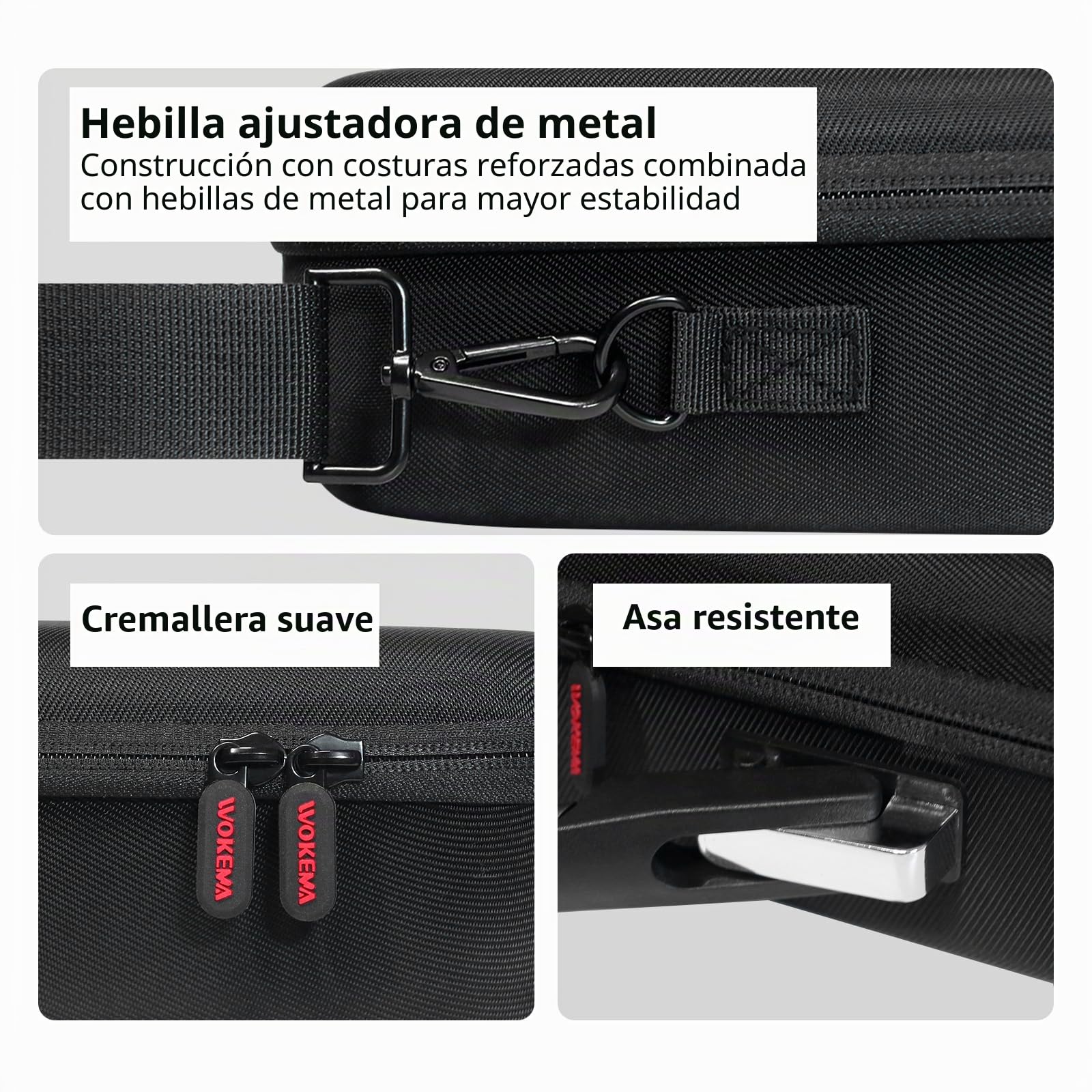 Funda para dji RS 5, Estuche portátil Impermeable para dji RS 5 Combo Incluye Correas de Hombro Ajustables(Negro)