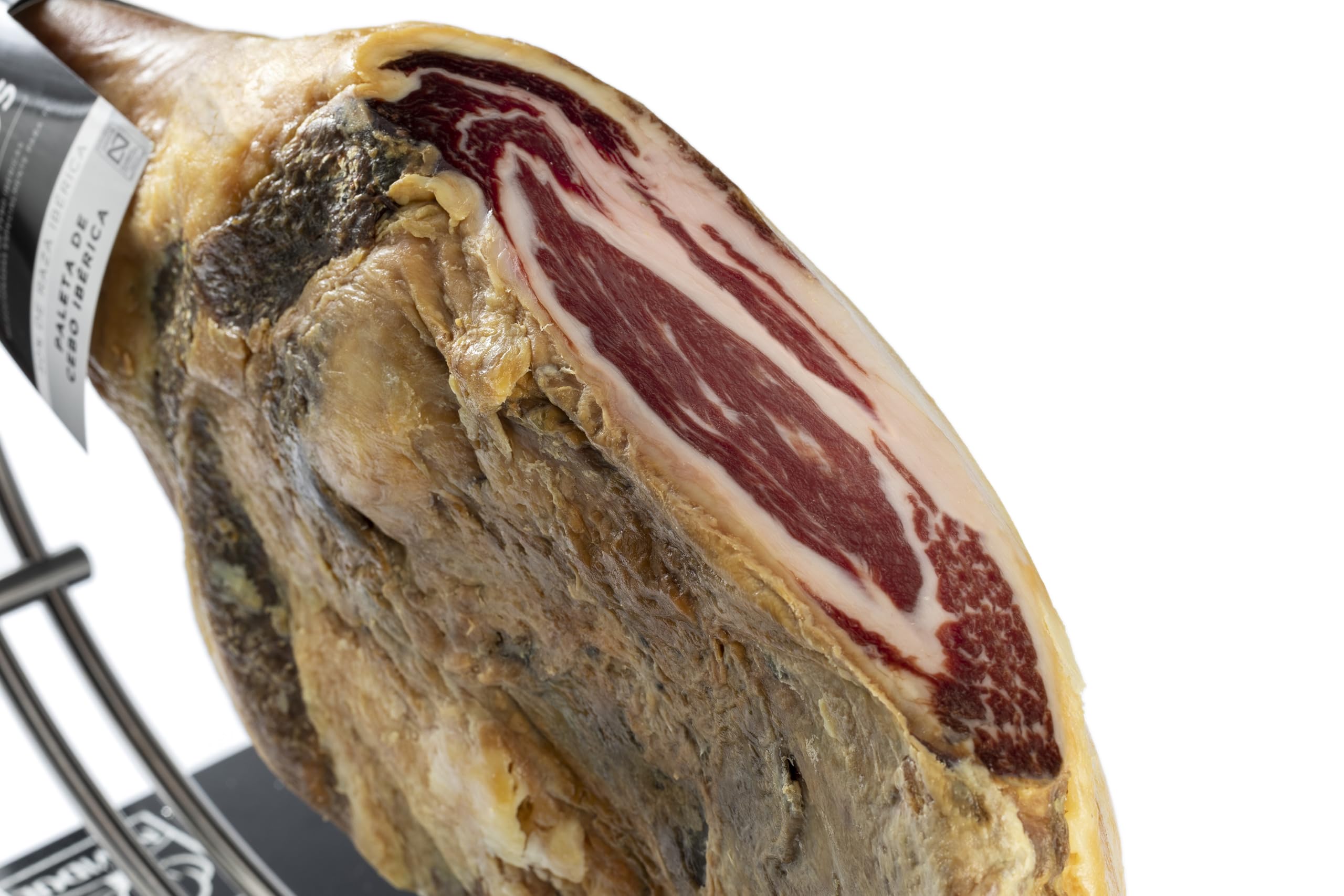 Navidul Paleta de Cebo Ibérica, Jamonero y Cuchillo - 4.25 kg