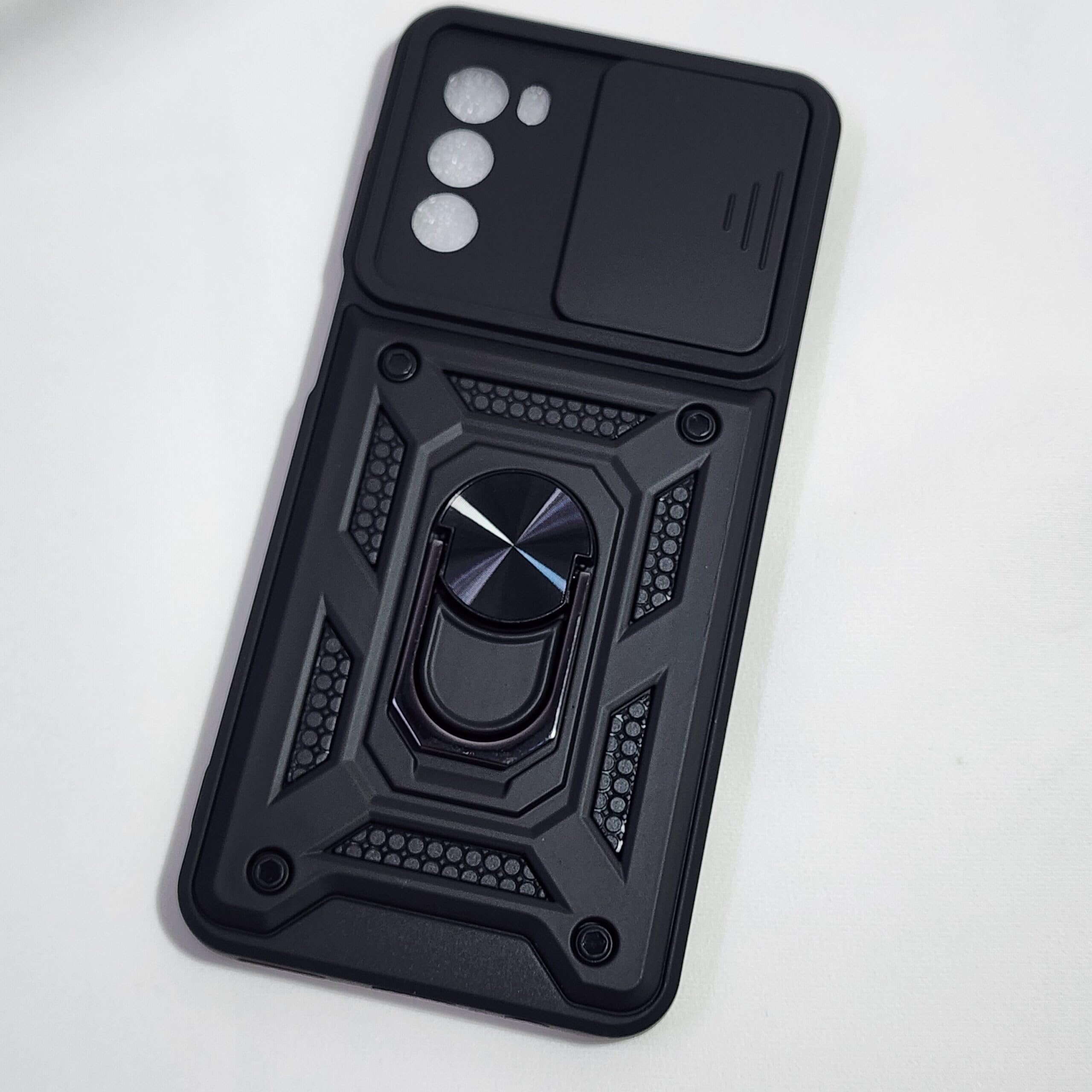 A rtistque Armor Bumper Back Cover Case for Samsung Galaxy S24 Ultra 5G | Ring Holder Stand | Sliding Camera Protection | Shockproof Rugged Design | Samsung S24 Ultra Back Cover - Black — Amazon image 16