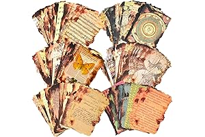 180 Sheets of Premium Burned Edge Paper