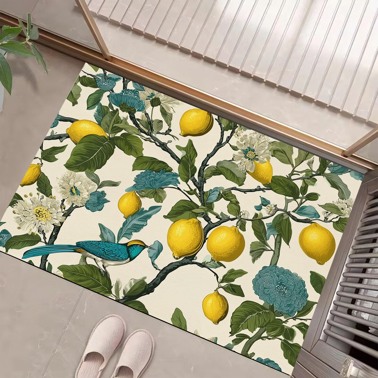 Tapis entrée intérieur antidérapant fini les sols sales
