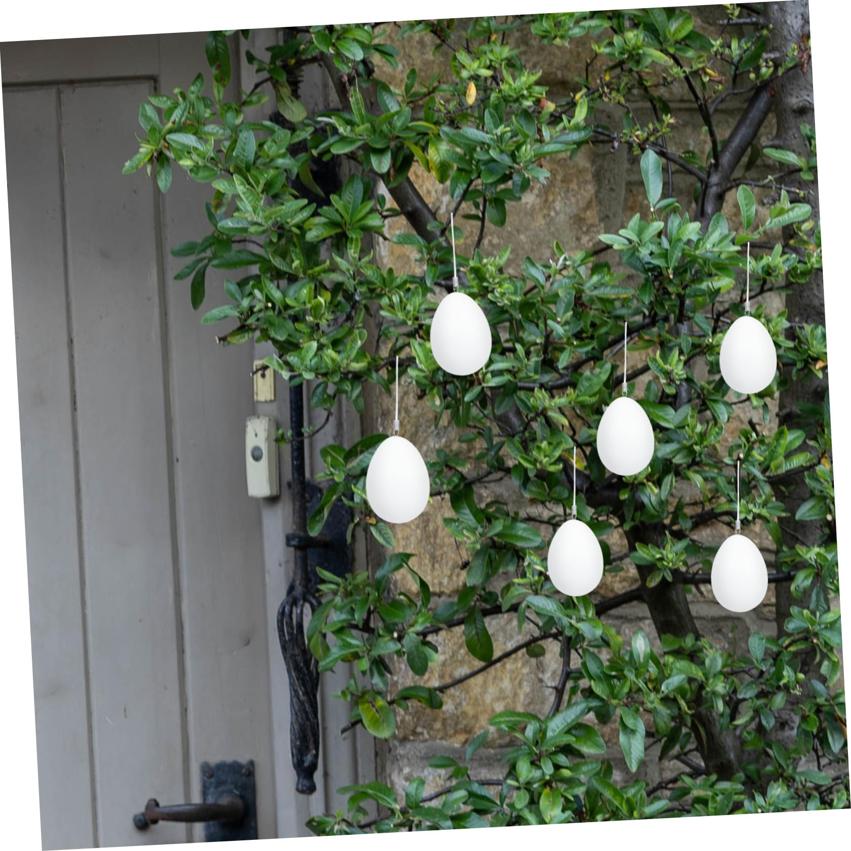 Cabilock 3 Set Di Pasqua Appeso Gel Ermetico Coperchio Cestino Precompilato Giocattoli Morbidi Oggetti Di Scena Pasquali Delizioso Di Pasqua Plastica Bianca Pezzi * 3
