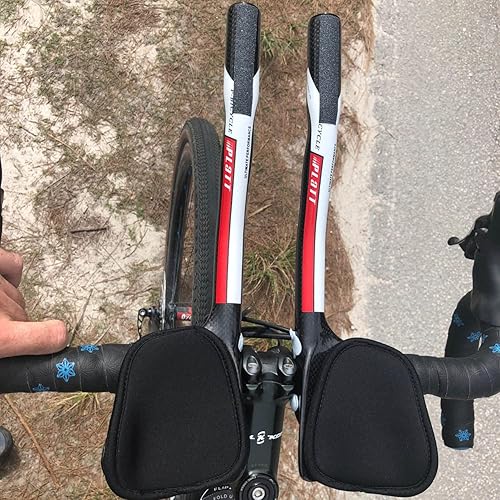 Miniatura 6 de PLATT Carbono TT Manillar Bicicletas Aero Barras Tri Barras Ciclismo Resto Manillar para Bicicleta de Montaña y Bicicleta de Carretera 1.252 in
